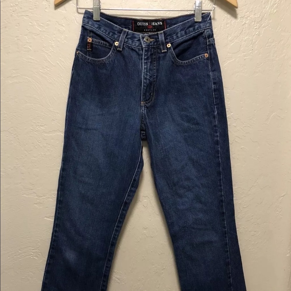 Guess Blue Denim Jeans Size 26 boot cut